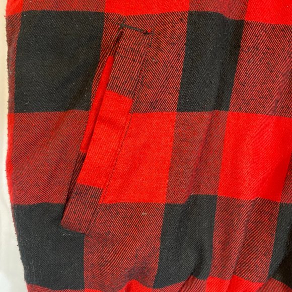 Branded Lion Black & Red Plaid Quilted Zip Front Vest NWOT Women's Size XL - Picture 8 of 14